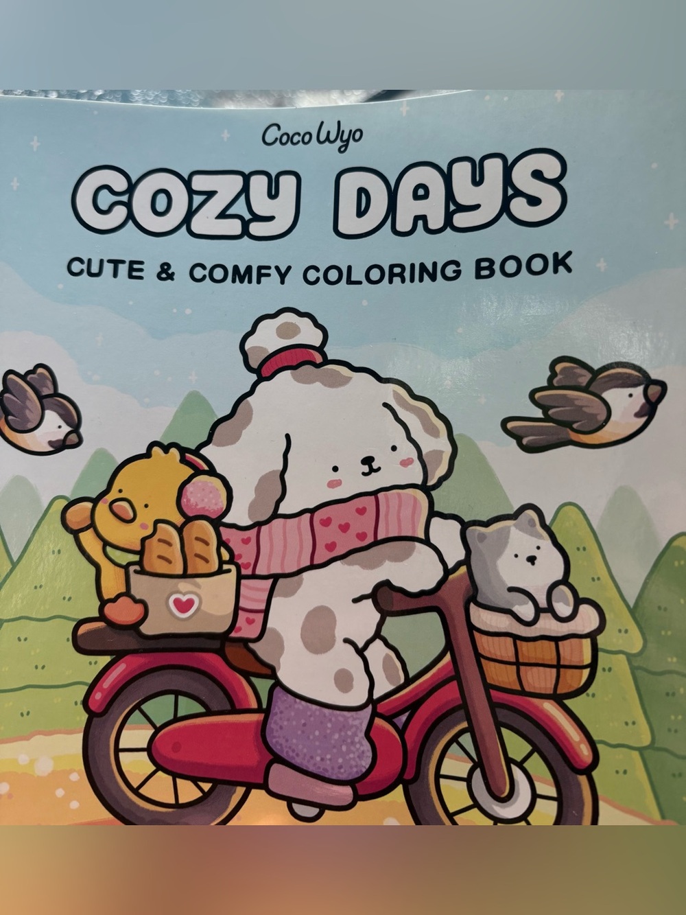 Cozy Days Coloring Book - Light Blue brand new colouring book!